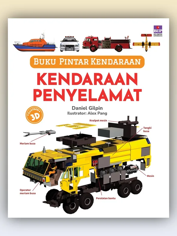 Sampul Buku Pintar Kendaraan: Kendaraan Penyelamat
