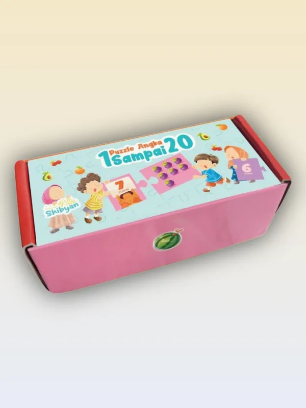 Sampul Puzzle Angka 1 Sampai 20