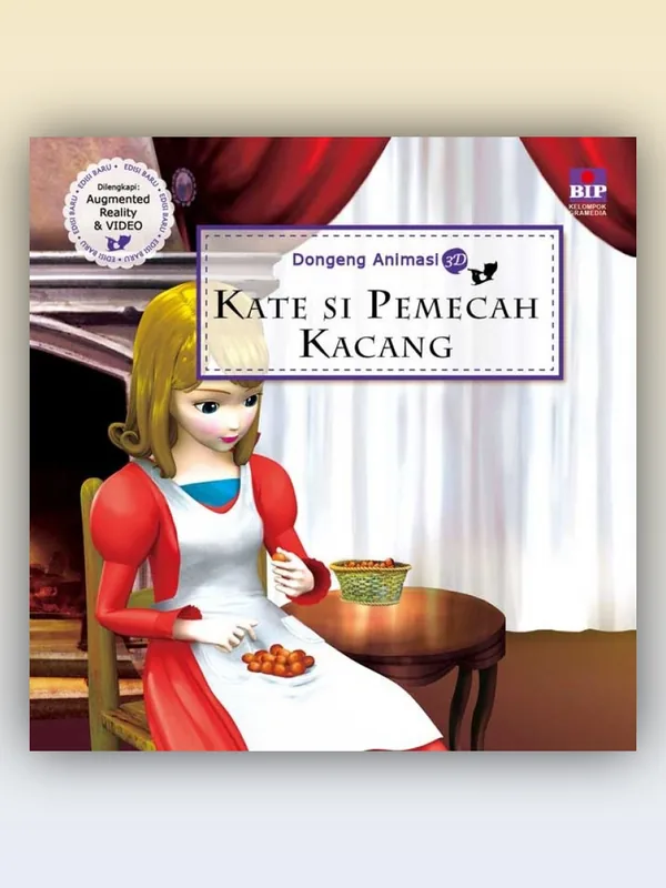 Sampul Seri Dongeng Animasi 3D: Kate Si Pemecah Kacang