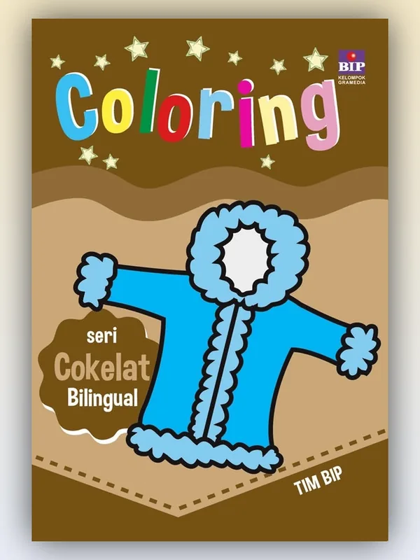 Sampul Coloring Cokelat (Bilingual)
