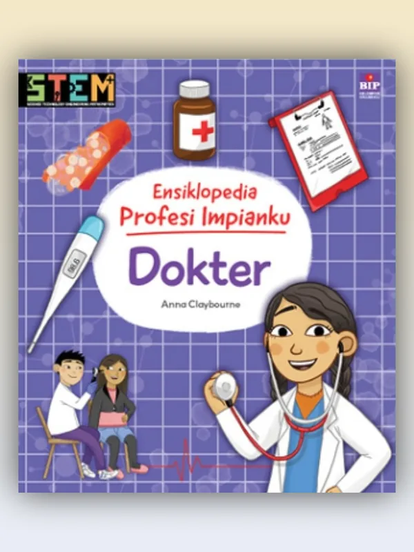 Sampul STEM Ensiklopedia Profesi Impianku: Dokter