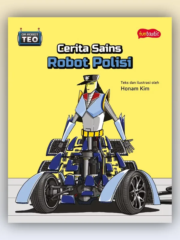 Sampul Dr. Robot Teo - Cerita Sains Robot Polisi