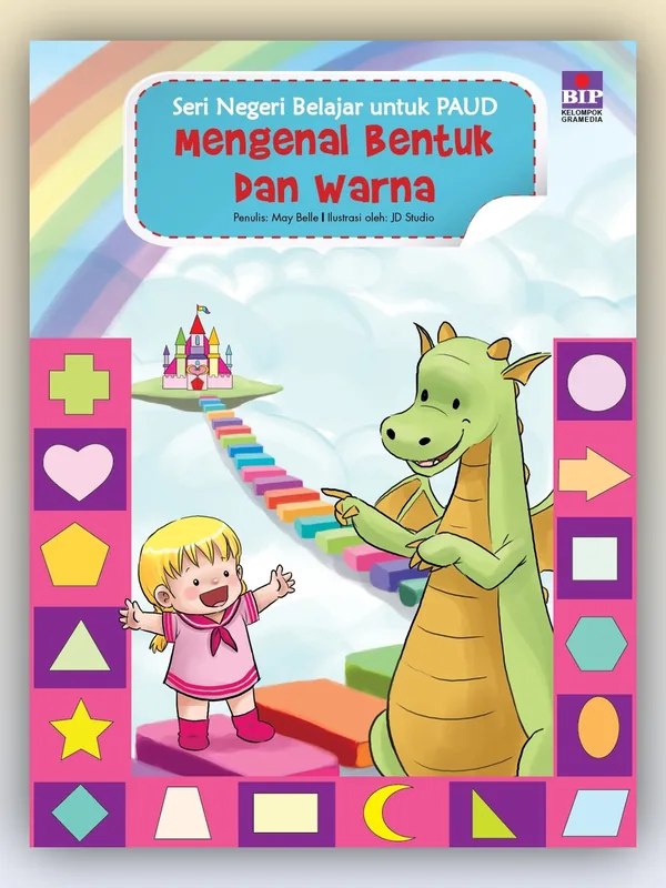 Sampul Seri Negeri Belajar untuk PAUD: Mengenal Bentuk dan Warna
