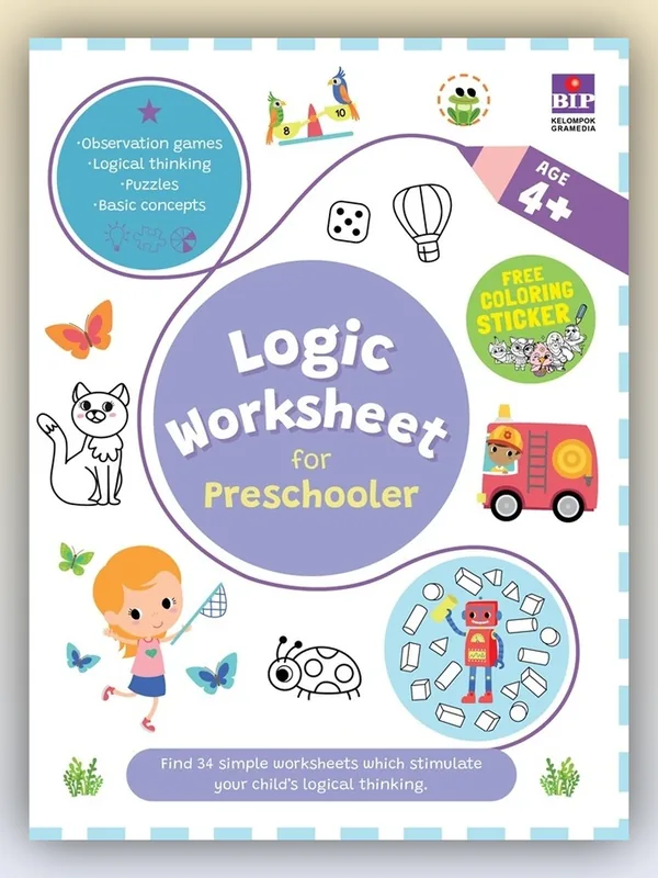 Sampul Logic Worksheet for Preschooler 4+