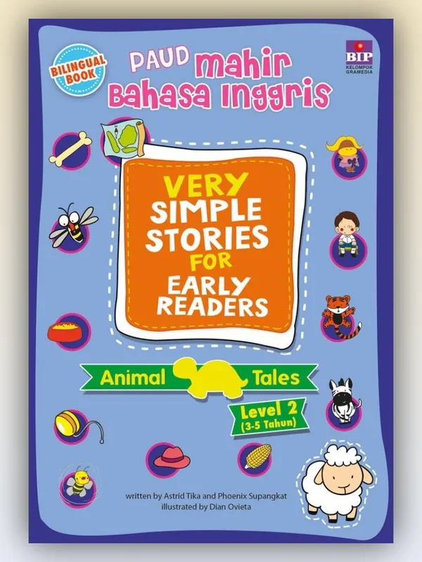 Sampul PAUD Mahir Bahasa Inggris: Very Simple Stories for Early Readers 2