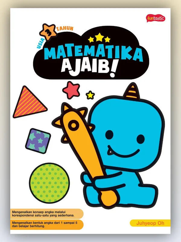 Sampul Matematika Ajaib! - Usia 3 Tahun