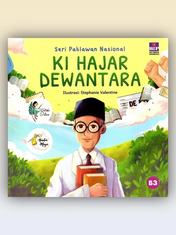 Sampul Seri Pahlawan Nasional: Ki Hajar Dewantara