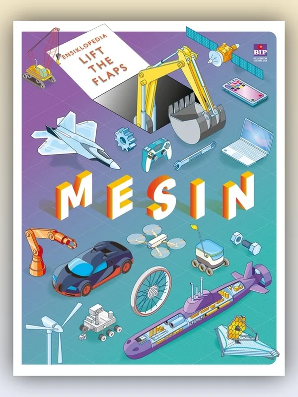 Sampul Buku Seri Ensiklopedia Lift the Flaps: Mesin