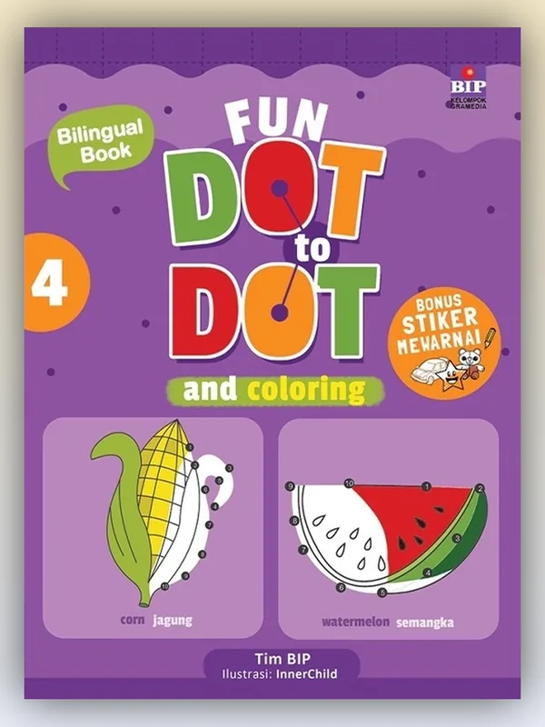 Sampul My Dot to Dot and Coloring 4