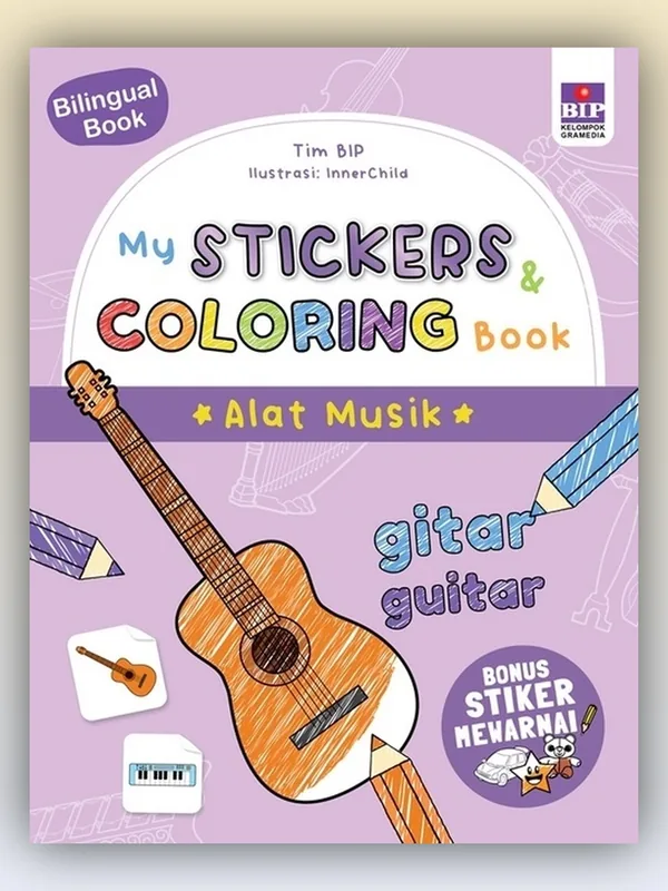 Sampul My Stickers and Coloring Book 1