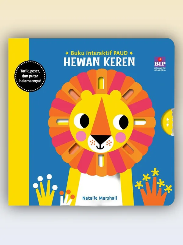 Sampul Buku Interaktif PAUD: Hewan Keren