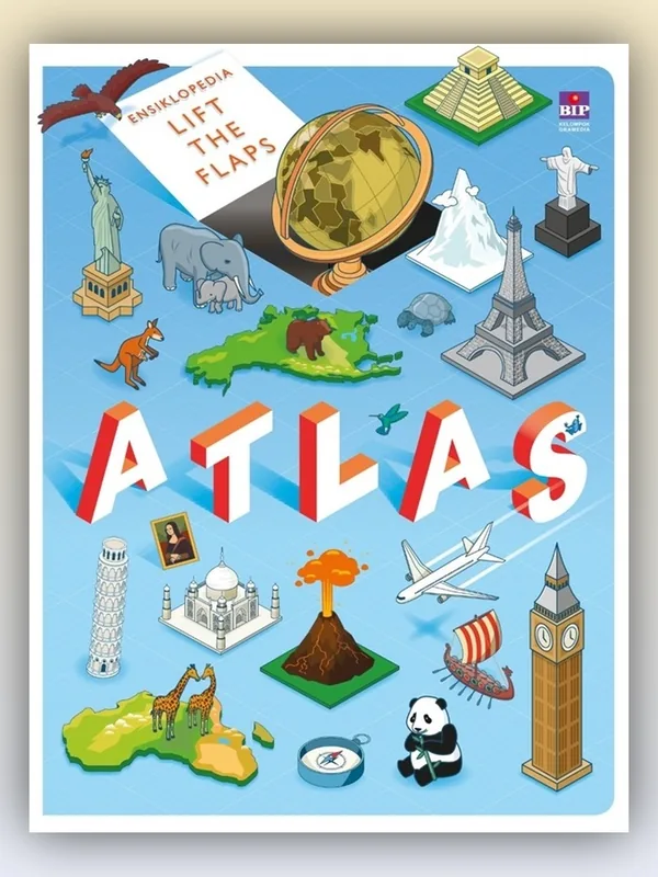 Sampul Ensiklopedia Lift the Flap: Atlas