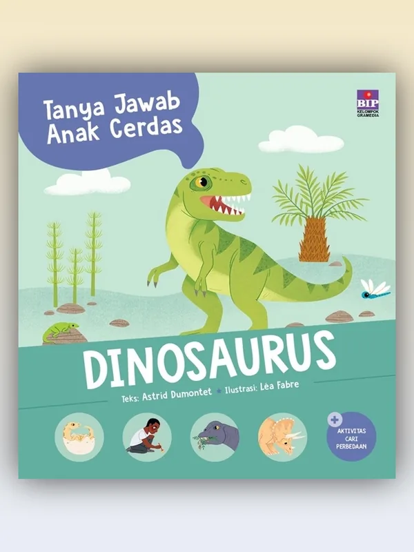 Sampul Buku Tanya Jawab Anak Cerdas: Dinosaurus
