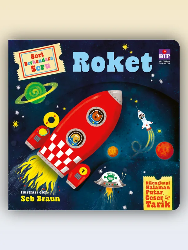 Sampul Seri Berkendara Seru: Roket