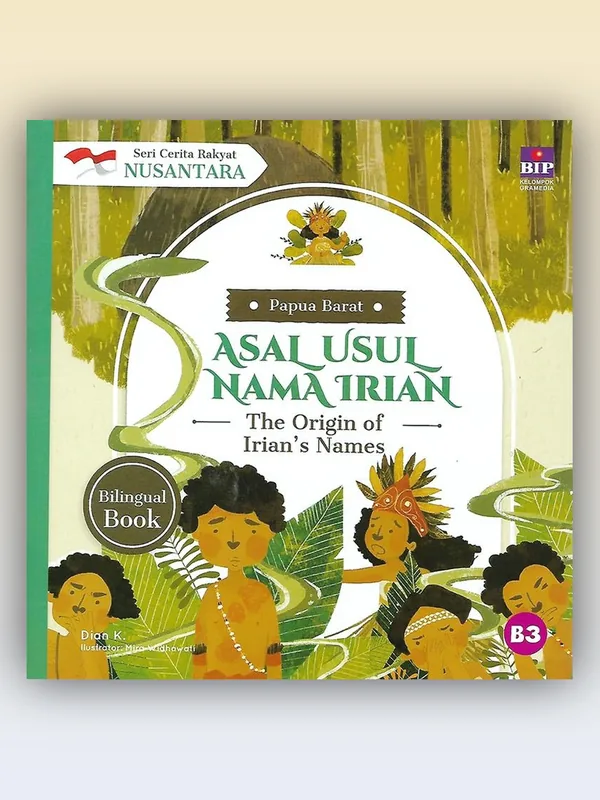Sampul Seri Cerita Rakyat Nusantara Papua Barat: Asal Usul Nama Irian