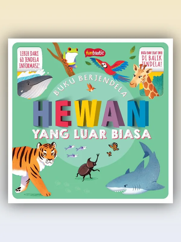 Sampul Buku Berjendela - Hewan yang Luar Biasa
