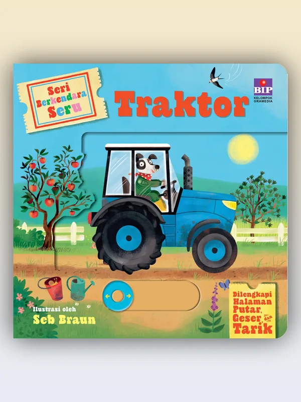 Sampul Seri Berkendara Seru: Traktor