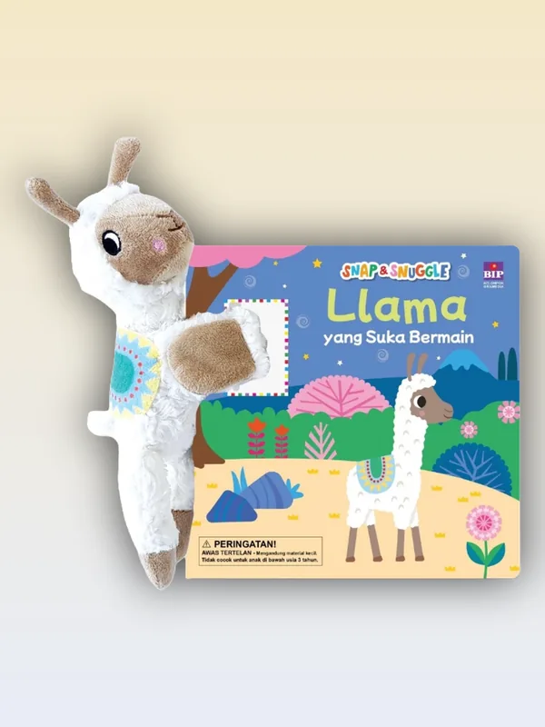 Sampul Snap & Snuggle: Llama yang Suka Bermain