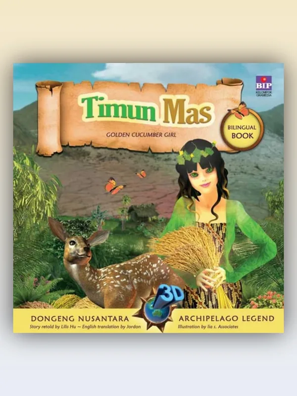 Sampul Seri Dongeng 3D Nusantara: Timun Mas