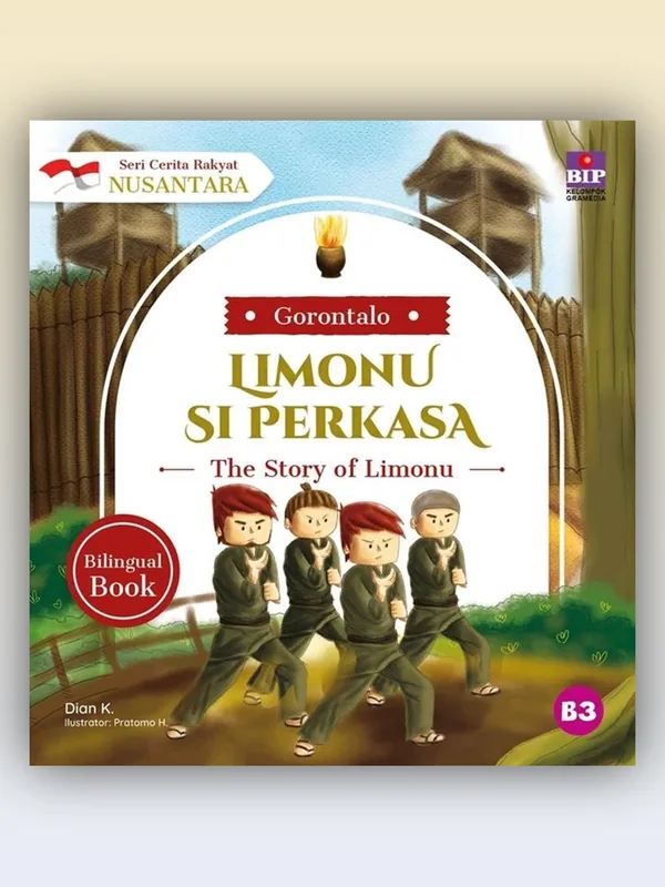 Sampul Seri Cerita Rakyat Nusantara Gorontalo: Limonu Si Perkasa