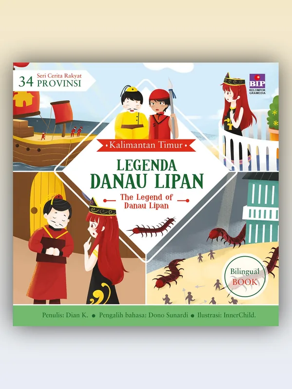 Sampul Seri Cerita Rakyat 34 Provinsi: Legenda Danau Lipan
