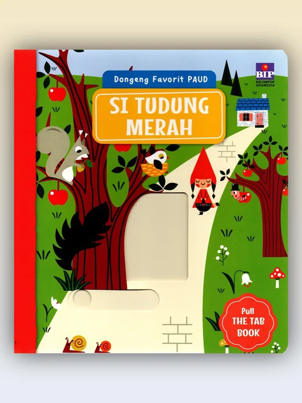 Sampul Dongeng Favorit PAUD: Gadis Bertudung Merah (Boardbook Mekanik)