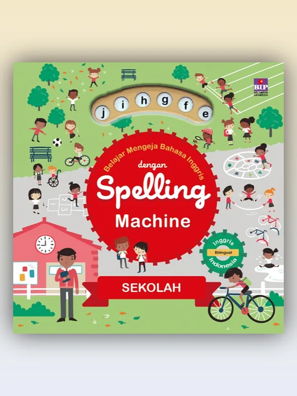 Sampul Belajar Mengeja Bahasa Inggris dengan Spelling Machine Sekolah