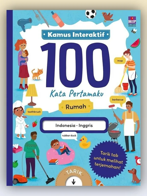 Sampul Kamus Interaktif 100 Kata Pertamaku: Rumah