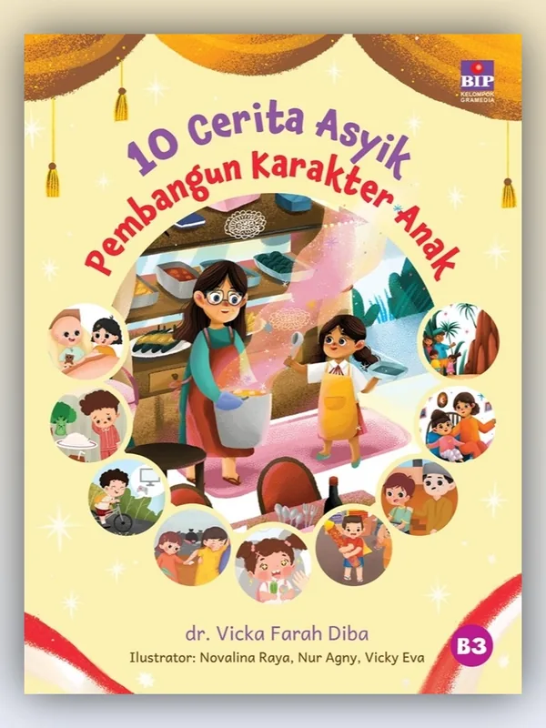 Sampul 10 Cerita Asyik Pembangun Karakter Anak