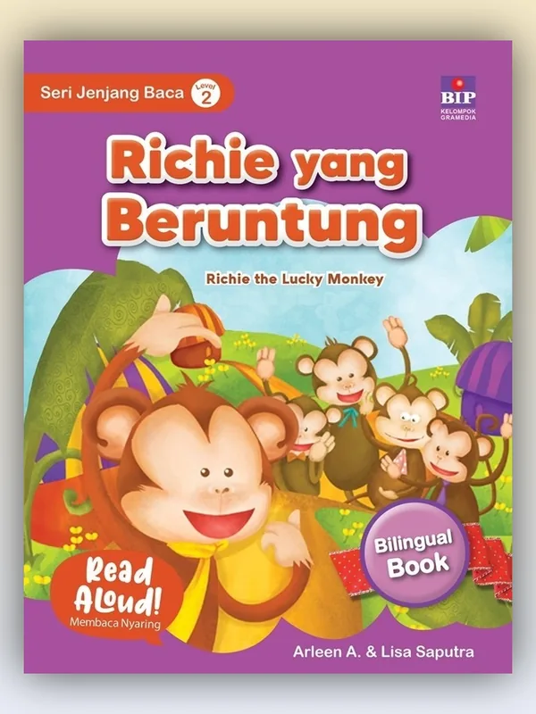 Sampul Seri Jenjang Baca: Richie yang Beruntung