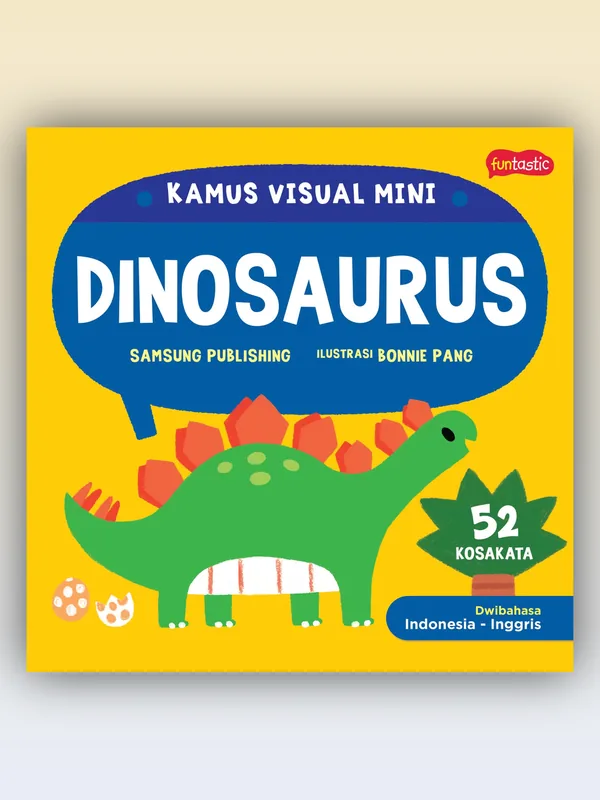 Sampul Kamus Visual Mini - Dinosaurus