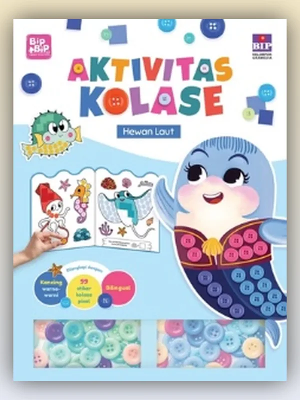 Sampul Aktivitas Kolase Bip Bip & Sahabat Nusantara: Hewan Laut