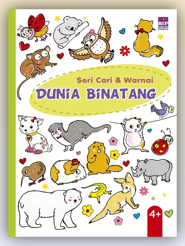 Sampul Seri Cari & Warnai: Dunia Binatang