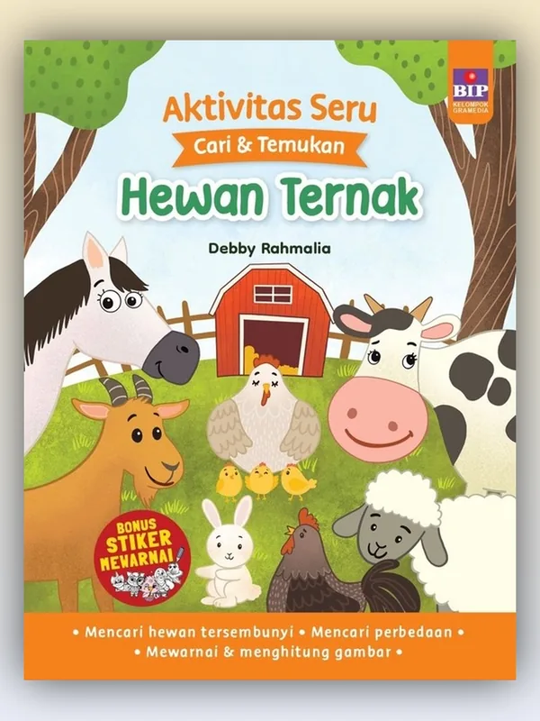 Sampul Aktivitas Seru Cari & Temukan: Hewan Ternak