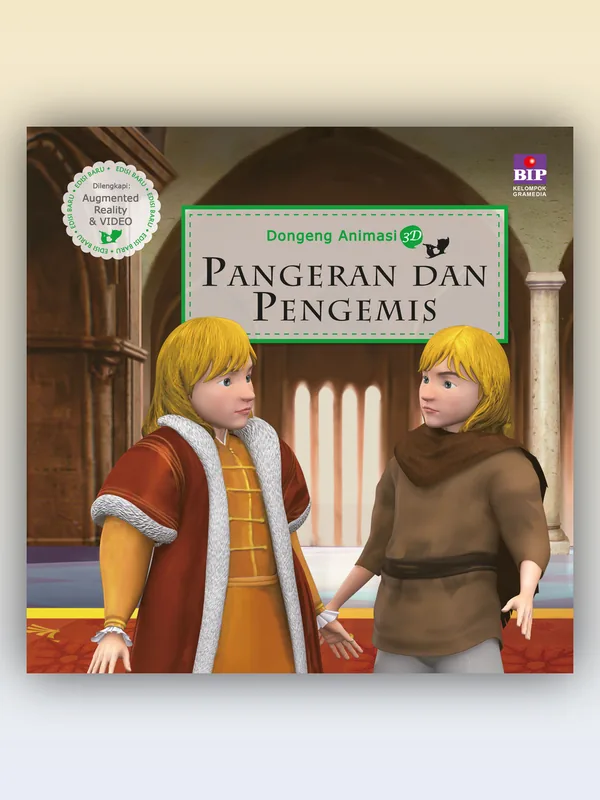 Sampul Seri Dongeng Animasi 3D : Pangeran dan Pengemis