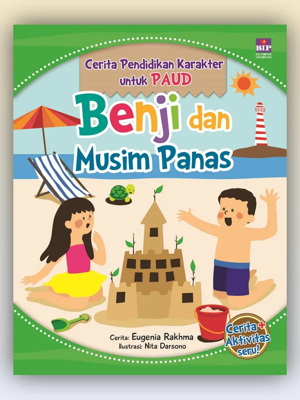 Sampul Cerita Pendidikan Karakter untuk PAUD: Benji dan Musim Panas