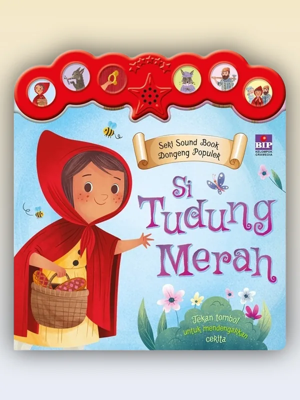 Sampul Seri Sound Book Dongeng Populer: Si Tudung Merah