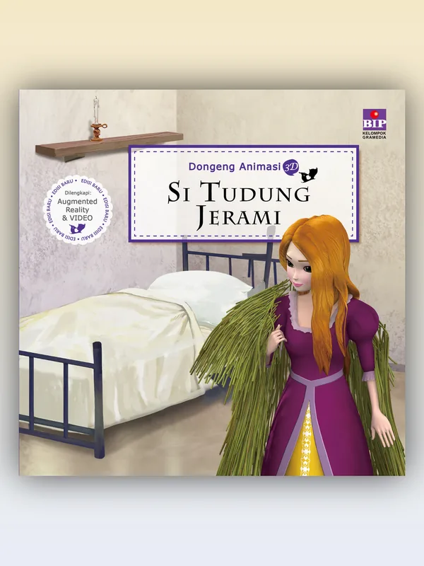 Sampul Seri Dongeng Animasi 3D: Si Tudung Jerami