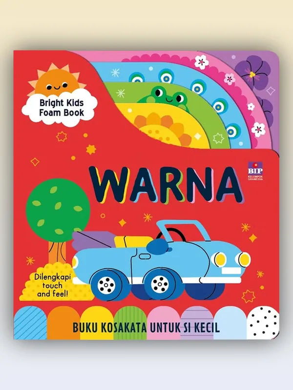 Sampul Bright Kids Foam Book Warna