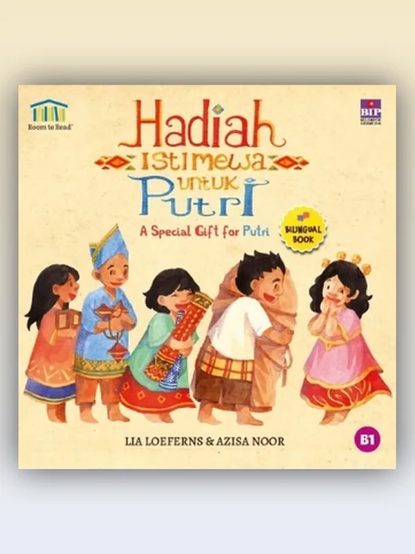 Sampul Hadiah Istimewa untuk Putri: A Special Gift for Putri (Bilingual) Room to Read