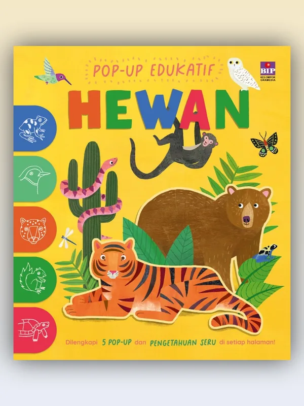 Sampul Pop-Up Edukatif: Hewan