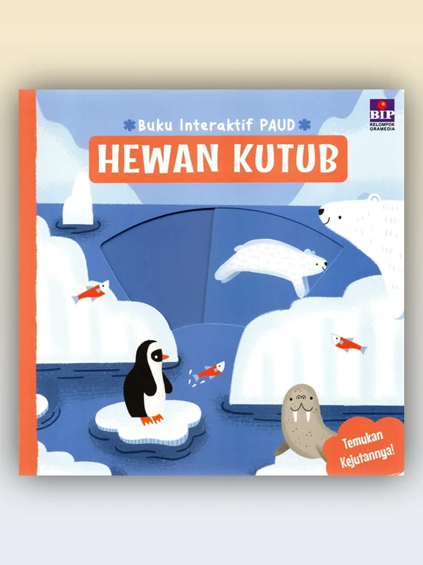 Sampul Buku Interaktif PAUD: Hewan Kutub