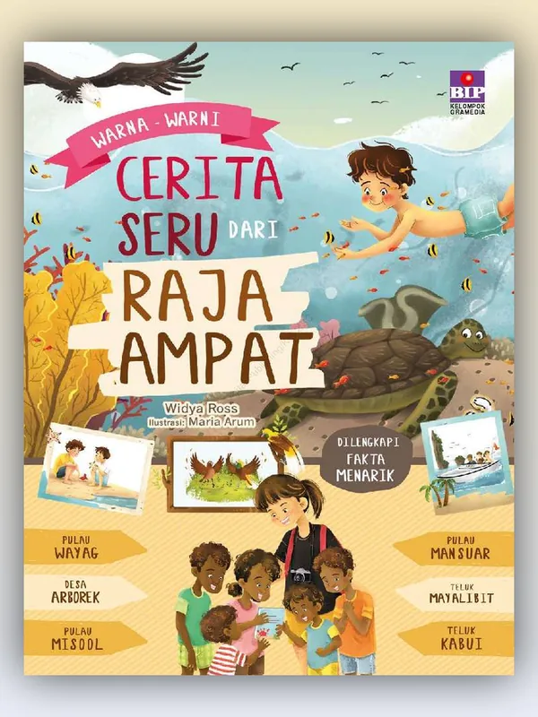 Sampul Warna Warni Cerita Seru dari Raja Ampat