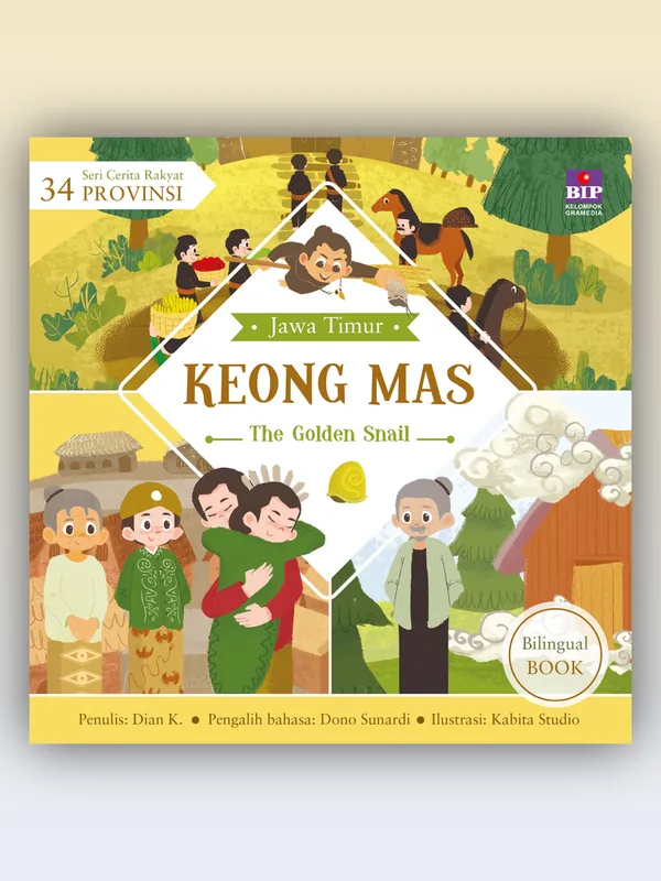Sampul Seri Cerita Rakyat 34 Provinsi: Keong Mas