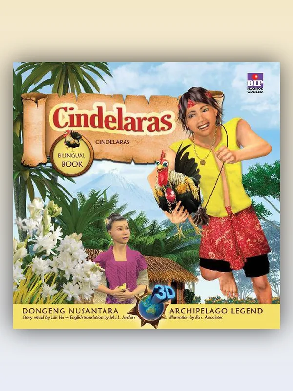 Sampul Dongeng 3D Nusantara: Cindelaras