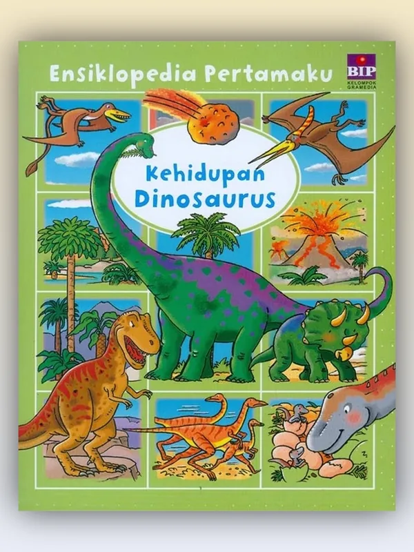 Sampul Ensiklopedia Pertamaku: Kehidupan Dinosaurus