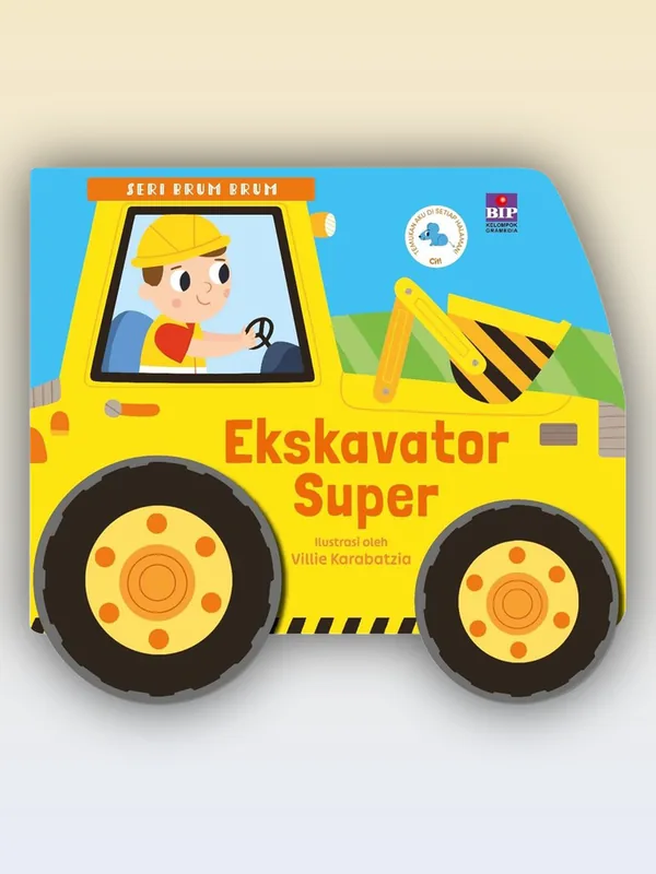 Sampul Seri Brum Brum: Ekskavator Super