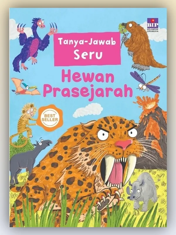 Sampul Tanya Jawab Seru tentang Hewan Prasejarah