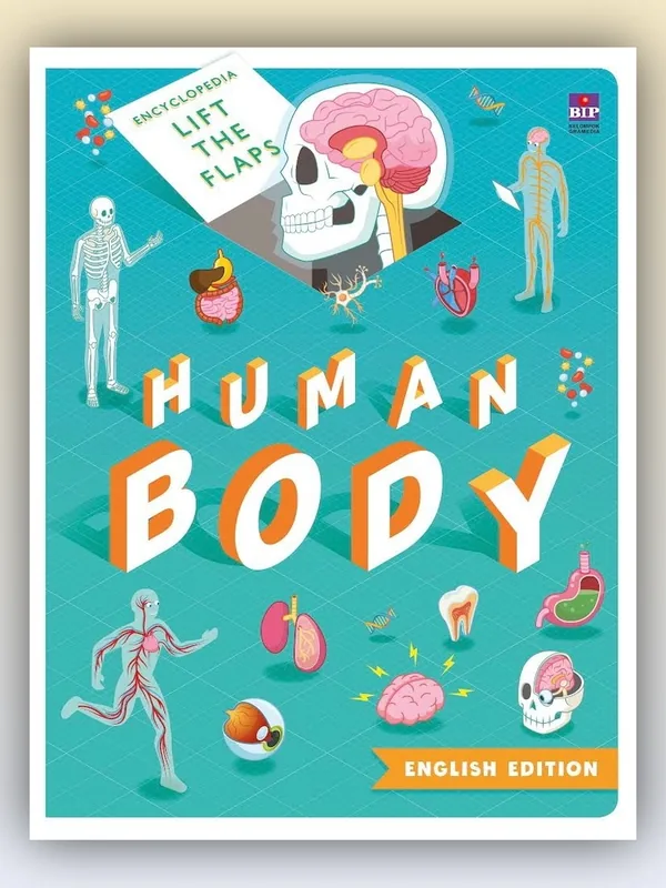 Sampul Encyclopedia Lift the Flaps Human Body (English Edition)