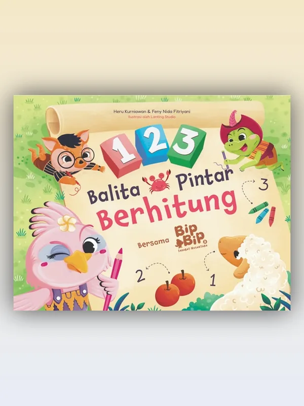 Sampul 123 Balita Pintar Berhitung Bersama Bip Bip & Sahabat Nusantara